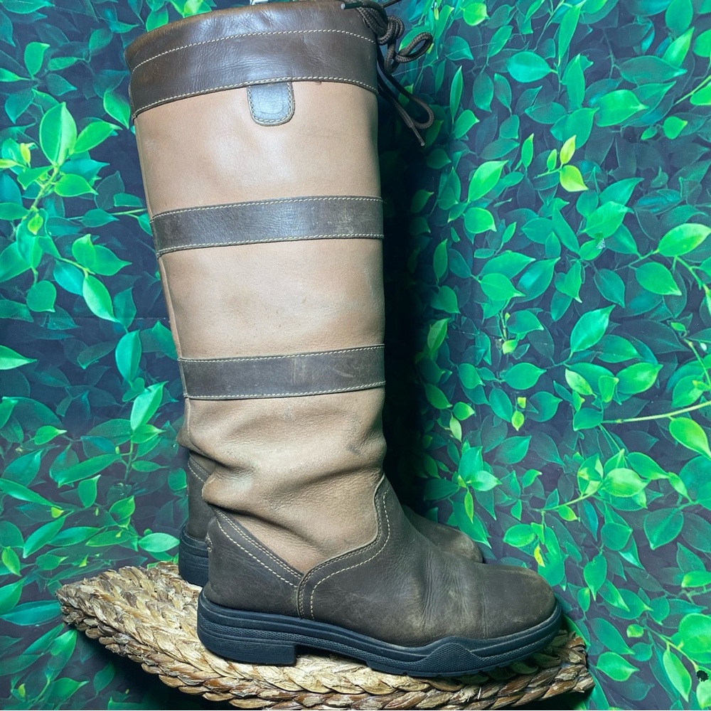 Tuffrider Lexington Tall Riding Boots Brown Size 8